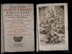 Tommaso d'Aquino: Summa Theologica in Quinque Tomos Distributa (5 vol) - 1698 - Foto 1 di 12