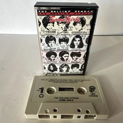 The Rolling Stones Some Girls Cassette Tape 1978 Dolby Miss You Far Away Eyes - Image 1 of 4