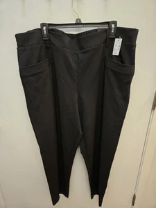 Neu mit Etikett Maurices Damen 22 Pull-On Skinny Ankle schwarz mittelhoher Bund Hose - Bild 1 von 5