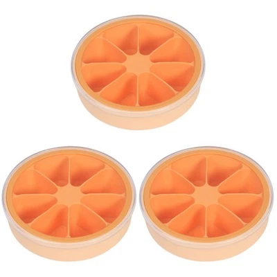  3 Pieces Eiswürfel Bereiter Eiswürfelbehälter Mit Deckel Klein Eisformen - Bild 1 von 4