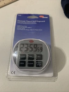 Cooper Atkins TC6  Timer Clock Stopwatch 6-Button Easel Stand or Magnetic - Picture 1 of 3