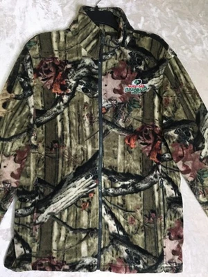 Mossy Oak Jacket Men's Sz. M Break Up Infinity Camouflage Fleece Hunting Zip Up - Image 1 of 4