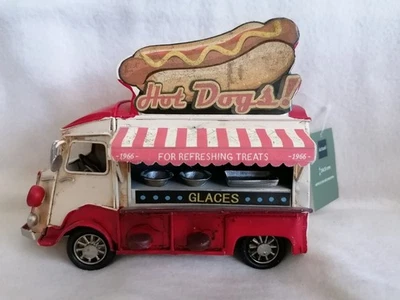 Article de décoration métal neuf FOURGONNETTE FOOD TRUCK VINTAGE HOT DOGS ! 2024 - Photo 1/2