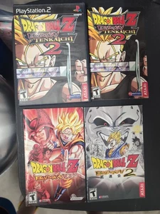 Playstation 2 Dragonball Z Budokai 1 & 2 Tenkaichi 2 Handbücher mit 1 Hülle OHNE SPIELE - Bild 1 von 17