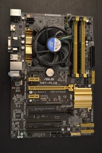 Asus H87 Plus Motherboard CPU RAM Cooler Combo Intel Core i7-4770 8GB RAM - Afbeelding 1 van 4