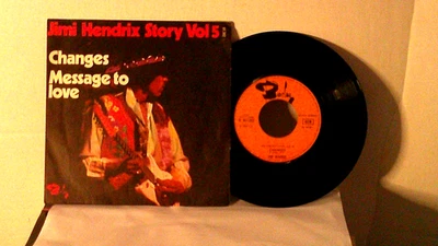 Jimmy Hendrix,Barclay,"Changes"France,7"45 w P/S,1972, Volume 5 in series,Mint- - Image 1 of 3