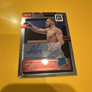 2023 Donruss Optic UFC Jack Della Maddalena Auto Silver Prizm Rated Rookie RC - Picture 1 of 3