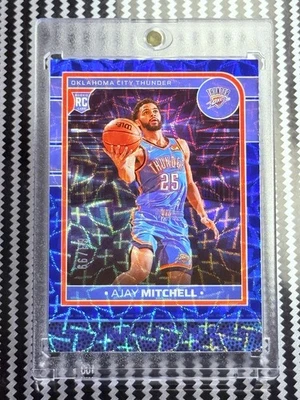 2024-25 NBA Hoops Ajay Mitchell Blue Scope RC #268 Ser. 63/99🔥Color Match!🔥 - Image 1 of 4