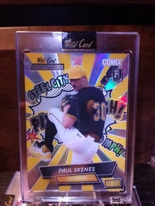 2024 Leaf Wild Card Comix Paul Skenes Rookie RC SSP/30 Pirates Factory Encased - Bild 1 von 3