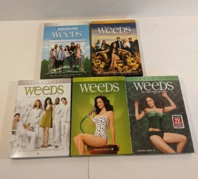 Weeds TV series 1-5 set seasons 1 2 3 4 5 DVD lot Pre-owned and Sealed - Image 1 of 3
