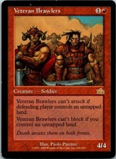 Veteran Brawlers Magic The Gathering Prophecy Card Light Play X1