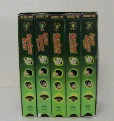 Little Rascals-Our Gang 5 VHS Tape Set Good Times Home Video Collector Series - Image 1 of 4