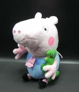 Peppa Pig Stuffed Toy Plush Doll Kid BELL & 18 KP Necklace 18" PEPPA PIG Pendant - Picture 1 of 12