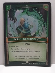 Disintegration Shot 029/116 Spell Argent Saga Betrayal New Fresh - Picture 1 of 2