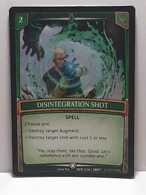 Disintegration Shot 029/116 Spell Argent Saga Betrayal New Fresh - Image 1 of 2