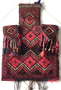 Salztasche Teppich Kelim Belutsch Alte Afghan Nomaden Orient Old Baluch Salt Bag - Bild 1 von 6
