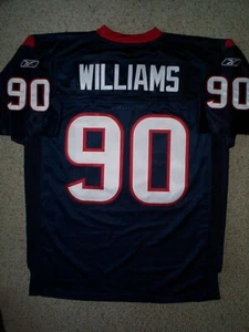 AUTHENTIC Houston Texans MARIO WILLIAMS nfl Jersey Adult MEN'S/MENS (L-LARGE-50) - Picture 1 of 7