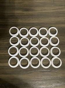 Junta deslizante biselada de arandela de polietileno de 1-1/2" x 1-1/4", lote de 20 lavadoras - Imagen 1 de 3