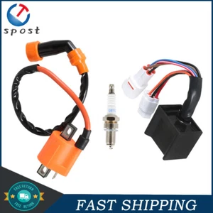 For 1994-2000 Yamaha Timberwolf YFB250/YFB250FW 4x4 Ignition Coil Spark Plug CDI - Foto 1 di 10