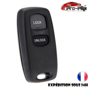 COQUE CLE PLIP pour MAZDA serie 2 3 5 6 RX8 MX-5 Ford ranger 2 boutons BOITIER T - Imagen 1 de 1