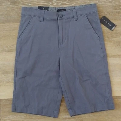 Pantalones Cortos Nautica Niños Frente Plano Sarga Suave Cubierta Azul Talla 16 Nuevo con Etiquetas Foto 1 de 4