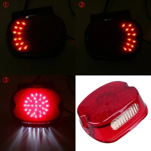 Rear LED Integrated Tail Light For Harley Sportster XL883 1200 Dyna Touring - Foto 1 di 12