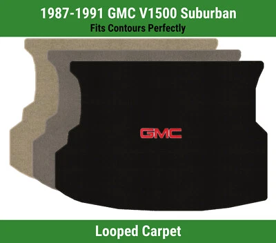 Lloyd Classic Loop Cargo Carpet Mat for '87-91 GMC V1500 Suburban w/Red GMC 1 - Image 1 of 4