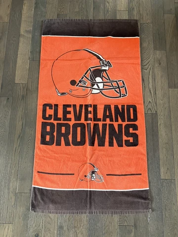 NFL Cleveland Browns 28x54" Towel Beach Pool Bath Brown & Orange Cover