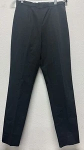 Bogner Fabia Cotton-Blend Dress Pant Slacks  US L6 EU 72 Black Trouser - Picture 1 of 6