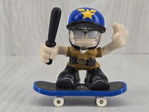 Tech Deck Dude Barney Cop Police Officer #082 Series 2 Figure W/Bendy Arms - Picture 1 of 6