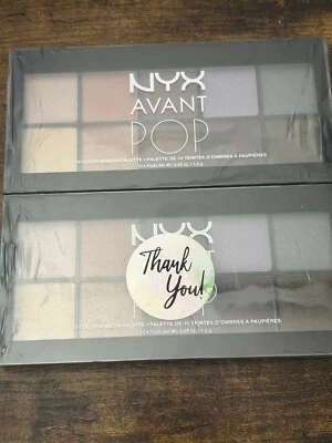 NYX AVANT POP 10 SHADOW PALETTE APSP 03 NOUVEAU CHIC 2 Pack - Image 1 of 3