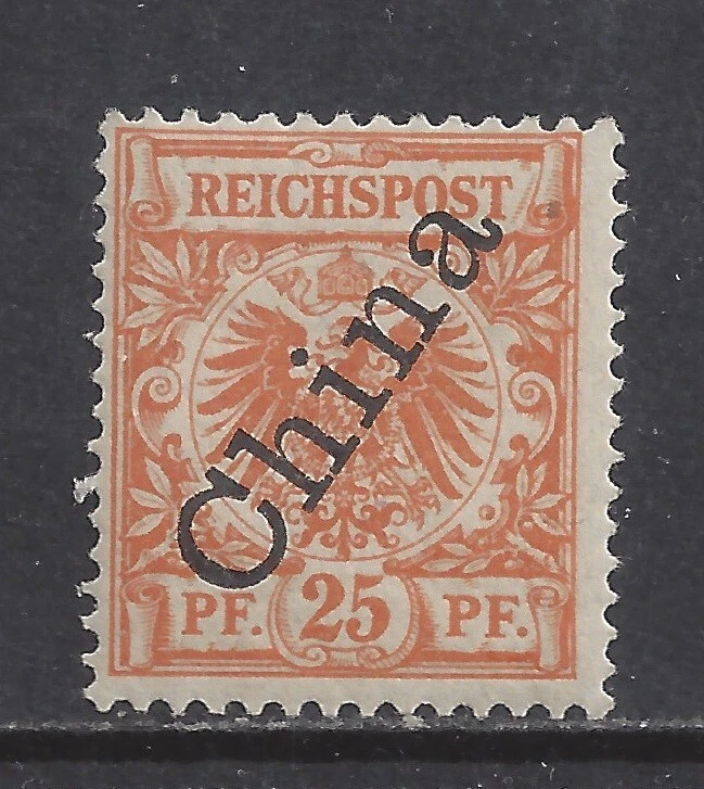 Germany 1898 offices in CHINA  25 Pf. early with op 56° mint**  $ 153.00 - Image 1 of 1