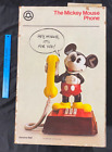 Vintage 1978 Atc Disney The Mickey Mouse Phone! Tested & Working! In Box (Nm)