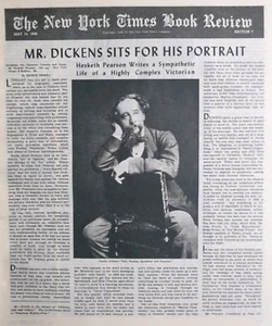 CHARLES DICKENS GEORHE ORWELL HESKETH PEARSON 1949 May 15 NY Times Book Review - Picture 1 of 1