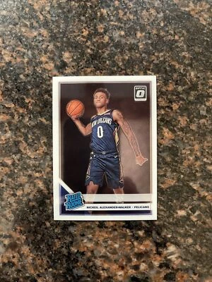 2019-20 Donruss Optic Nickeil Alexander Walker Base Rated Rookie Pelicans RC - Image 1 of 2