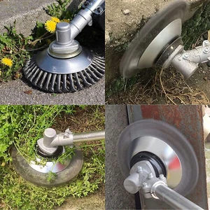 Profi Unkrautbürste Edelstahl Drahtbürste Gras für Motorsense Freischneider 6"! - Bild 1 von 12