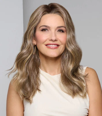 Peluca MODO SELFIE de RAQUEL WELCH, *¡CUALQUIER COLOR!* Top mono + frente de encaje, NUEVO Foto 1 de 4