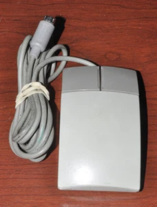 DEC Digital Wired PS\2 Mouse PC7XS-AA Vintage Grey Button Ver. Missing Glide Pad - Picture 1 of 5