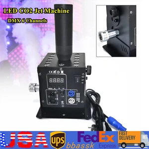 250W LED CO2 Kanone Maschine Party DMX Steuerung CO2 Jet RGB Co2 Kryo mit 6m Schlauch - Bild 1 von 11