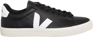Brand New Veja Men's Campo Sneakers (Black/White) - Picture 1 of 6