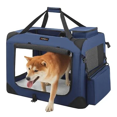 Hundebox faltbar Transportbox Hund L Hundetasche Oxford-Gewebe Netzstoff atmu... - Bild 1 von 4