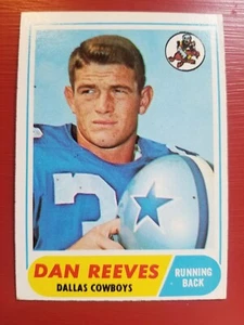 1968 Topps Football - Dan Reeves #77 EX - Imagen 1 de 2