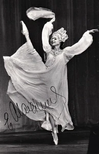EKATERINA MAXIMOVA Ballet Fotografía Original Autografiada en DANZA RUSA - Imagen 1 de 1