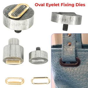 Oval Eyelets Die Set for Green Hand Press Machine Vinyl Banner Leathercraft Tool - Picture 1 of 16