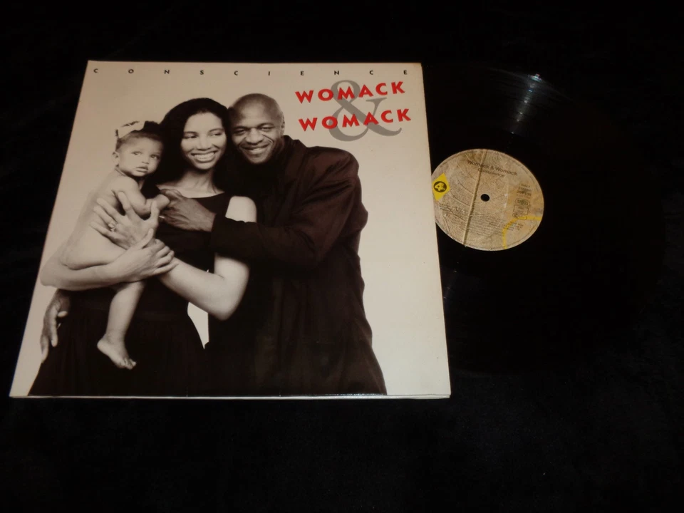 LP WOMACK & WOMACK / CONSCIENCE / 4TH & BROADWAY EUROPE PRESS 1988 SOUL DISCO - Photo 1/1