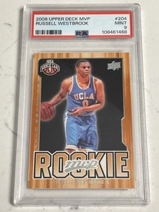 2008 Upper Deck #204 Russell Westbrook RC PSA MINT 9 - Bild 1 von 2