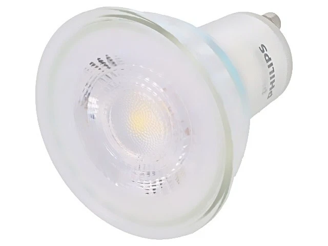 set da 10 pezzi Philips Led faretto GU10 4 6W 50W 120° 4000K luce NATURALE