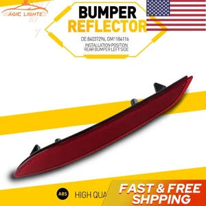 Left Driver Rear Bumper Reflector Light For 2016 2017-2019 Chevrolet Cruze Lamps - Picture 1 of 18