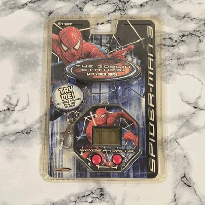 NEW - SEALED - Spider-Man 3 The Goblin Strikes! Keychain Handheld LCD Video Game - Image 1 of 4