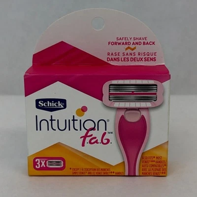 Schick Intuition fab Razor Refills 3 Refills - Image 1 of 2